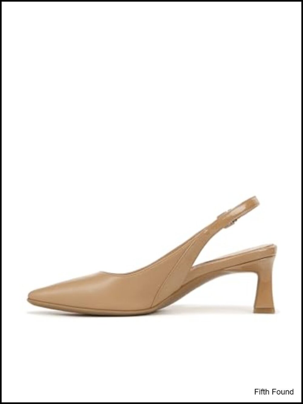 Naturalizer Tansy Slingback Pump Synthetic Flared Heel Women's Dress Shoe